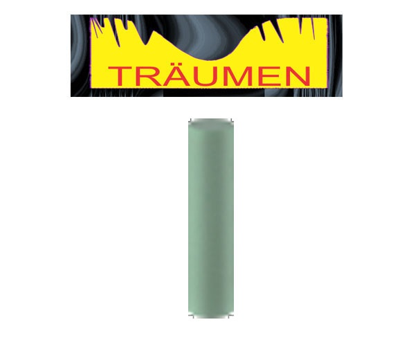 green silicone polisher, green silicone cylinder, traumen, GS06
